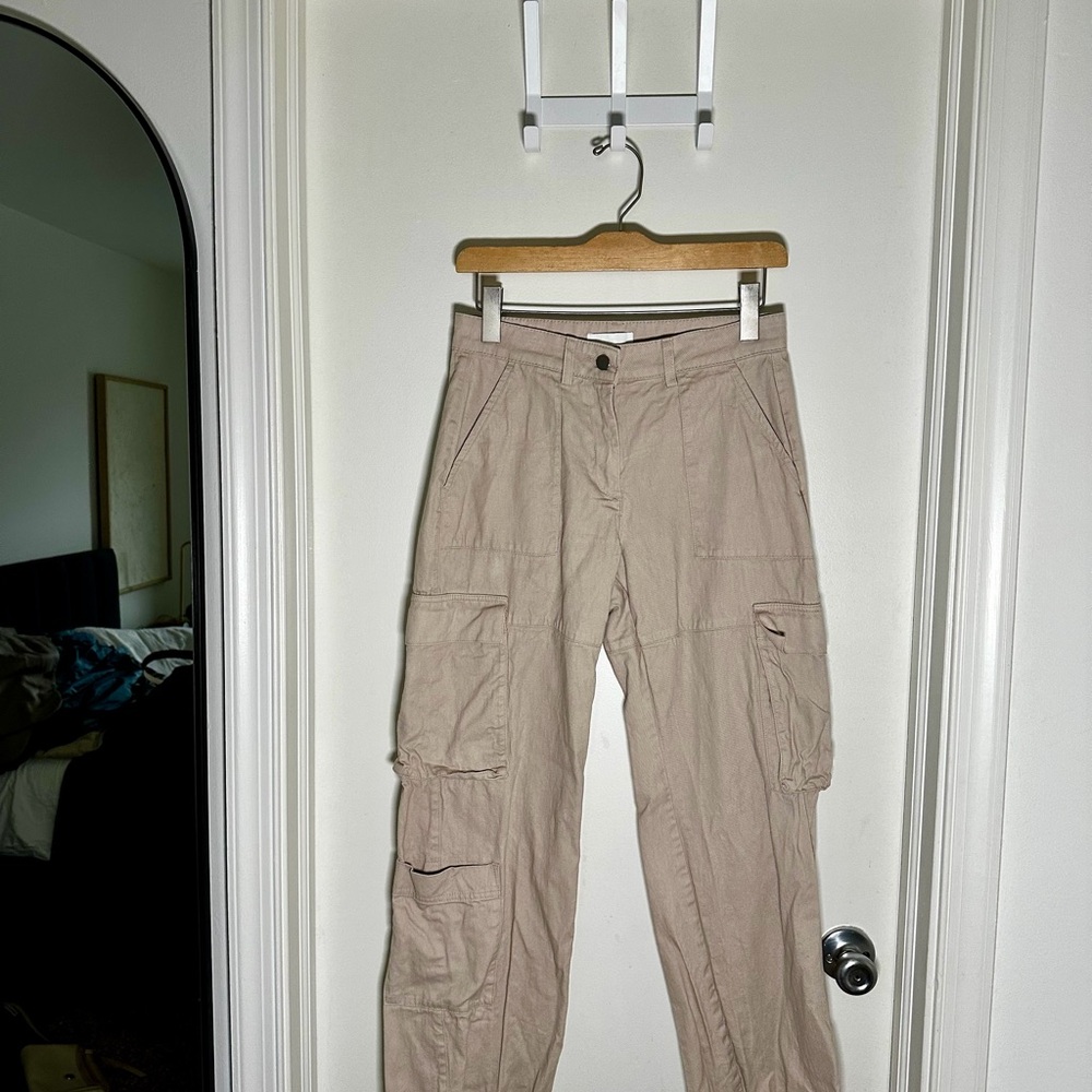 H&M Beige Cargo Pants